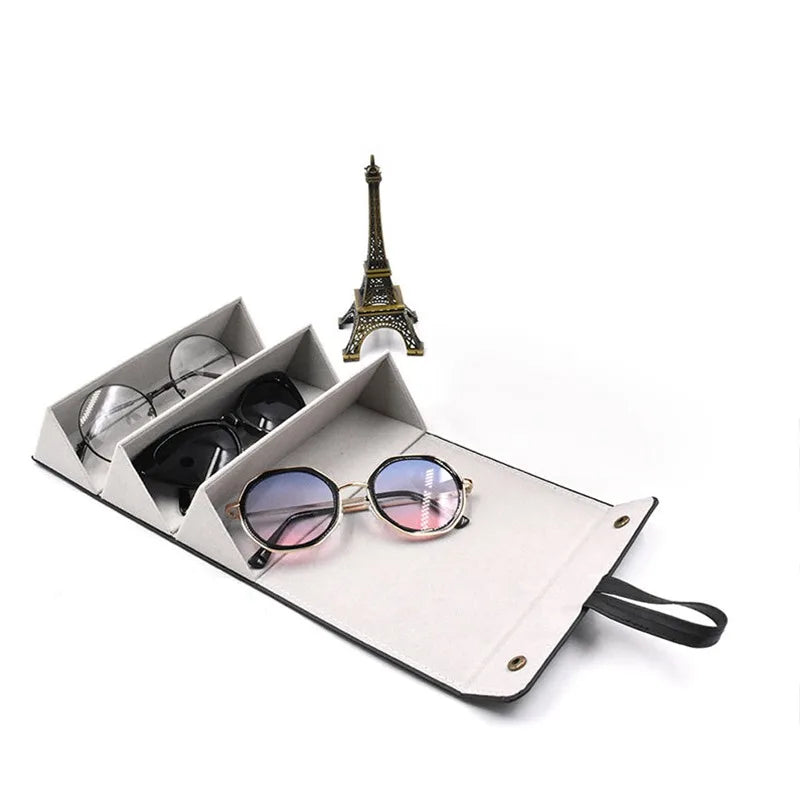 Portable Multi-Slot Glasses Organizer