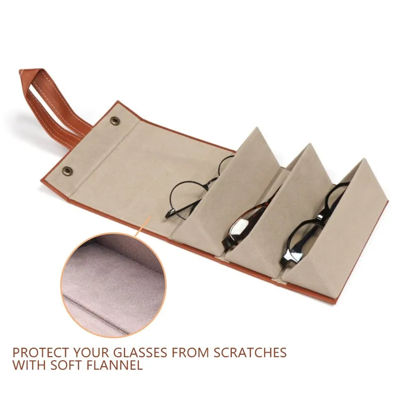 Portable Multi-Slot Glasses Organizer