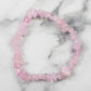 Rose Quartz Chip Bracelet
