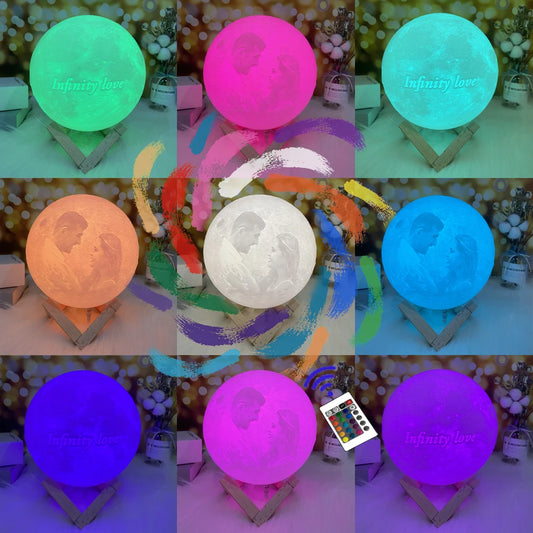 Personalized 3D Moon Lamp